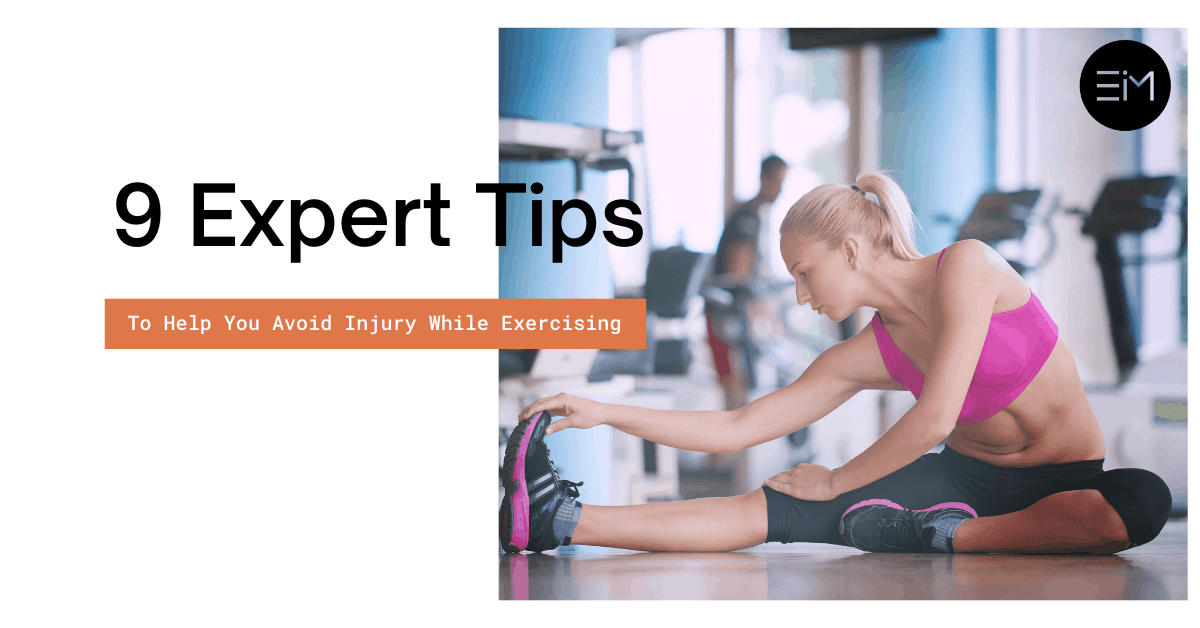 avoid injury while exercising